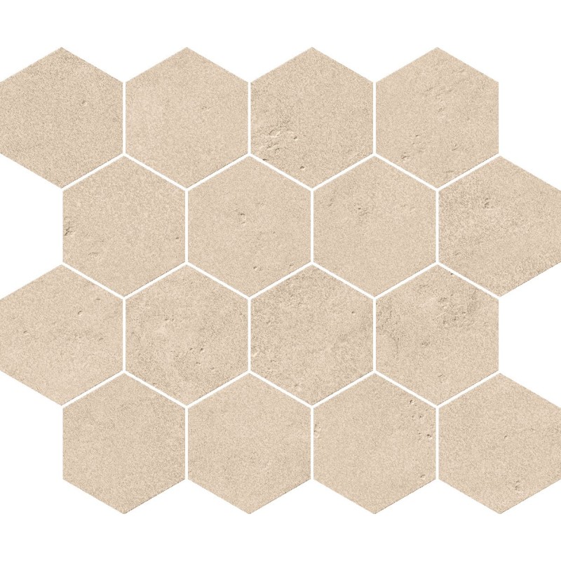 Pietra di Portland mosaïque esagonale