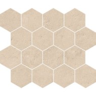 Pietra di Portland mosaïque esagonale