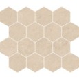 Pietra di Portland mosaïque esagonale