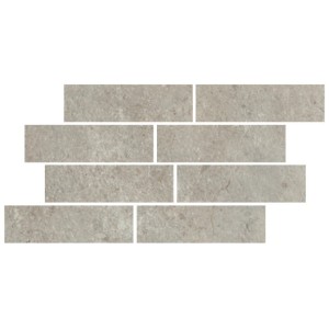 PROMENADE MOSAIQUE BRICKS ARGENTO 24x40cm
