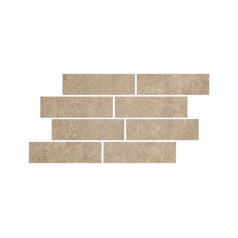 Promenade Mosaic Bricks Tan 24x40cm - Serenissima