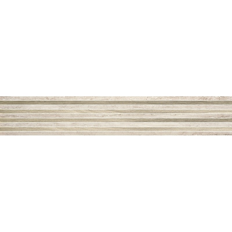 TRAVERTINI DUE Mosaic Legno Bianco 20x120cm - Serenissima