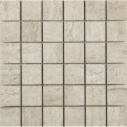 Travertini Due 5x5 marble-effect mosaic 30x30cm