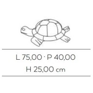 Cerasarda Animali d'Arredo - Tartaruga Pavone RUGA21