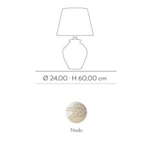 CERASARDA I GRAFFITI lamp D24xH60 cm – classic Mediterranean design