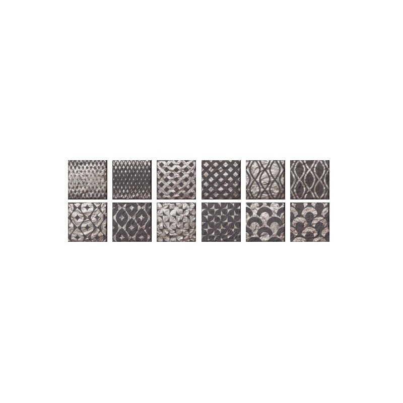 Cerasarda Le Ossidiane Mix Bronzo 20x20 cm, semilucida