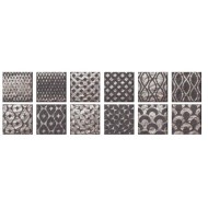 Cerasarda Le Ossidiane Mix Bronzo 20x20 cm, semilucida
