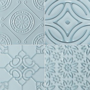 Ceramic tiling Le Ossidiane Quadra Blu Alice
