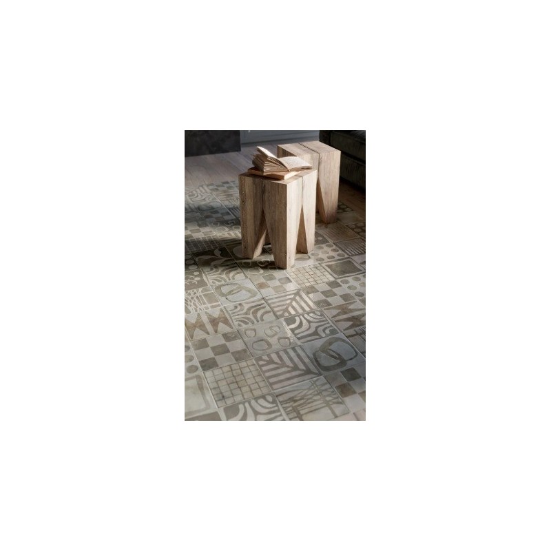 Cerasarda Modulo Mondo 17 Mix Rocce 20x20 cm lucida