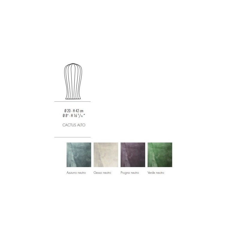 Cérasarda OT07026 Cactus haut gesso