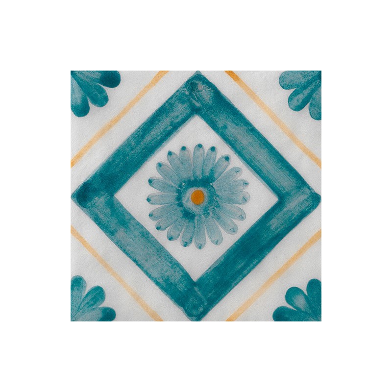 OT07026 Arzachena Menta 20x20 cm glossy ceramic tile