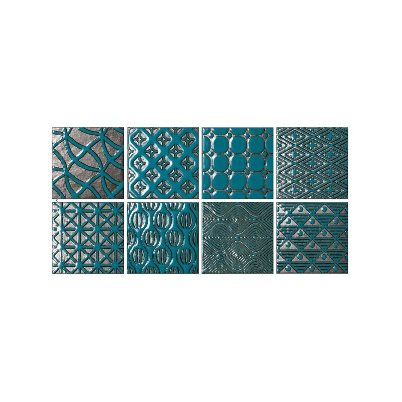 Piastrella Gallura Blu 20x20