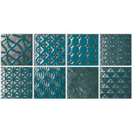 Piastrella Gallura Blu 20x20