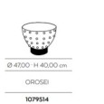 Orosei ovre for Atelier Cerasarda – bianco cotto nero