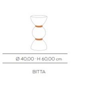 Tavolino Bitta Bianco Cotto - Ovre for Cerasarda