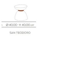Tavolino Cerasarda Ovre San Teodoro Bianco Cotto