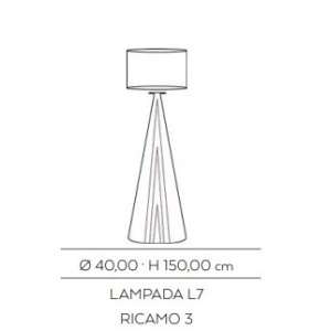LAMPE CERASARDA Ricami Incisi