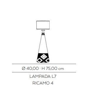 Lampe Ricami Incisi L7 CERASARDA