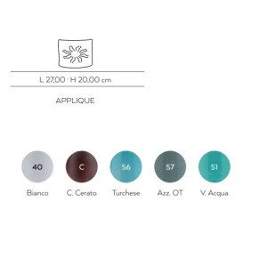 RICAMI TR AFO, applique D28H27 AP28SC
