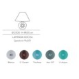RICAMI TRAFORATI Lamp Goccia D28 H49 - CERASARDA azzurro