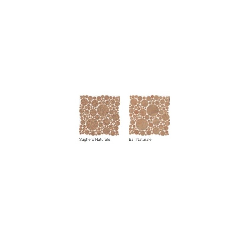 SUGHERO MOSAIK CERCHI BALI Naturales