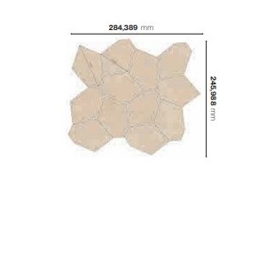 Mosaïque pierre effet luxe