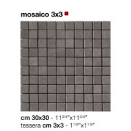 METEOR Nero Mosaic 30x30