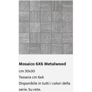 Metalwood Carbonio 30x30