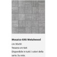 Metalwood Carbonio Mosaic 30x30