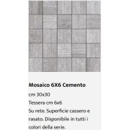 Cemento Mosaik Cemento – Grau matt