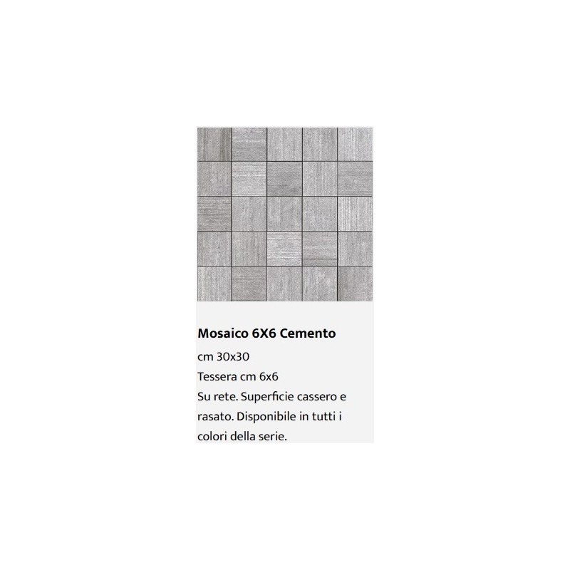 Cemento Mosaic 30x30
