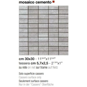Cemento Mosaique Antracite 30x30