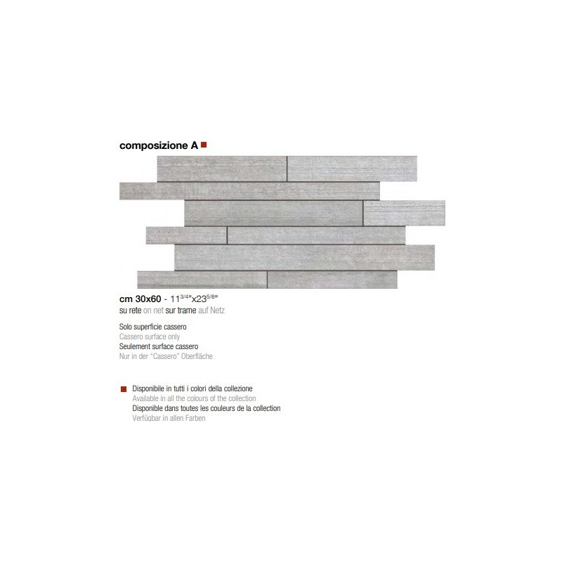 Cemento Grey 30x60 porcelain tile – Casalgrande Padana