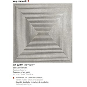 Cemento Rug BIANCO 60x60