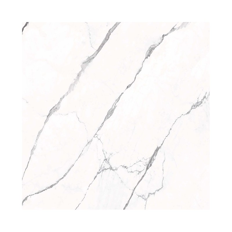 Marmoker Statuario Fine Honed 120x278 glossy marble-effect slab