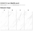 Marmoker Statuario Grigio Brillant