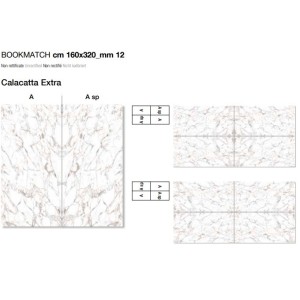 Marmoker Calacatta extra honed 160x320