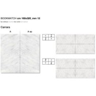 Marmoker Carrara lucido 160x320 12mm - Casalgrande Padana