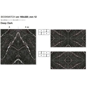 MARMOKER Deep Dark Honed 160x320