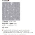 Marmoker Bardiglio Imperiale 30x30 ceramic mosaic