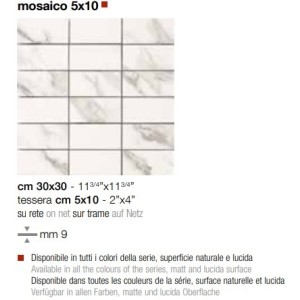 Marmoker Night Storm mosaïque Casalgrande Padana