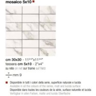 Marmoker Mosaico Statuario Oro 30x30 - Casalgrande Padana