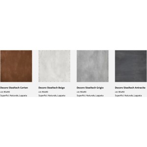 Steeltech Beige 90x90 Corten Casalgrande Padana