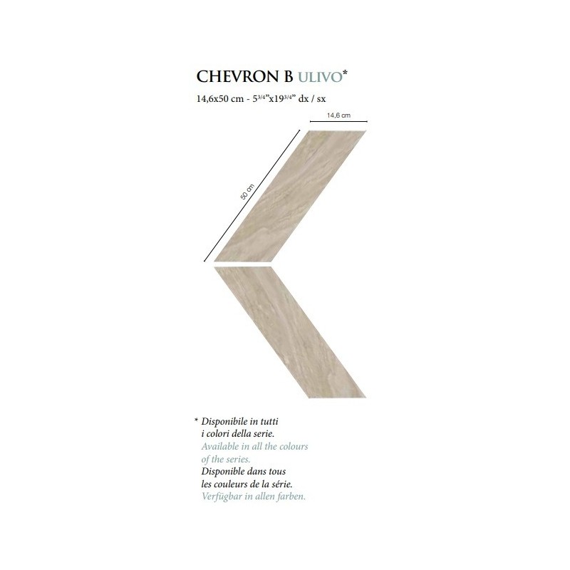 Ulivo Chevrons Feinsteinzeug