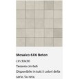 BETON PEARL 6x6 30x30cm matt cement-effect mosaic