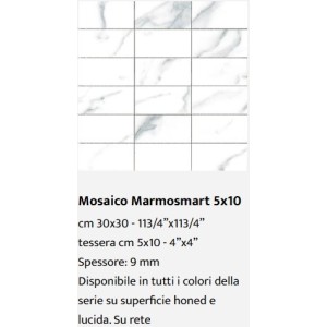 Marmosmart Adria Brillant mosaïque céramique Casalgrande Padana