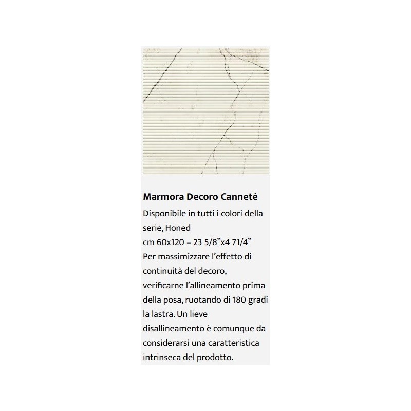 Marmora Nero Antico Cannete 60x120 matt porcelain wall tile