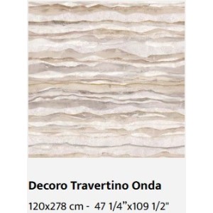 Pietra Tiburtina decor travertino onda