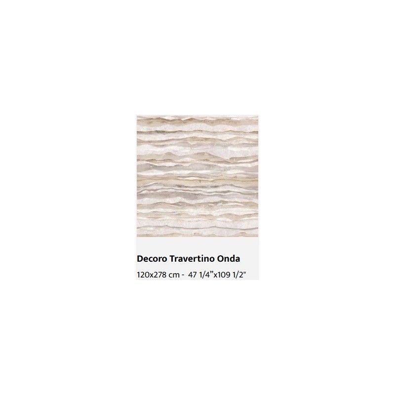 PIETRA TIBURTINA DECORO TRAVERTINO ONDA RT 120x278 6MM -