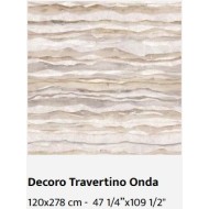 PIETRA TIBURTINA DECORO TRAVERTINO ONDA RT 120x278 6MM -